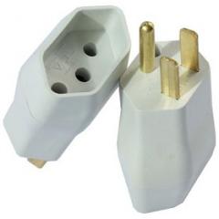 PINO ADAP 2P+T REVERSO BRANCO REF 1224PCT