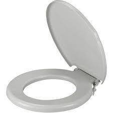 ASSENTO SANITARIO ALMOFADADO CINZA CLARO REF2386