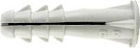 BUCHA PLASTICA N 06 BRANCA C/ANEL PT/100