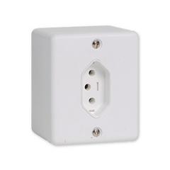 TOMADA 2P+T 20A P/CANALETA BRANCA RF63141