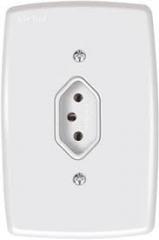 TOMADA 2P+T 4X2 20A PLUS BRANCA REF 1112