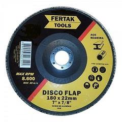 DISCO FLAP GRAO  40 P/ ACABAMENTO 7 180X22MM REF 2842
