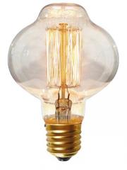 LAMPADA FILAMENTO DE CARBONO 40W BR85 127V LUZ AMARELA