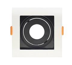 SPOT EMBUTIR CONECTA QUAD RECUADO BR+PR MR16