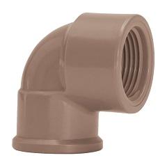 JOELHO 90 SOLDAVEL ROSCA LR 25X1/2 REF 11113