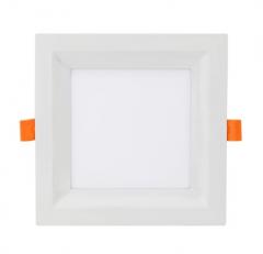 PAINEL LED EMBUTIR 12W QUAD RECUADO 12CMX12CM 6500K LUZ FRIA