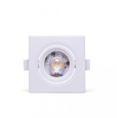 SPOT EMBUTIR LED  5W QUADRADO ALLTOP MR16 4000K LUZ SUAVE