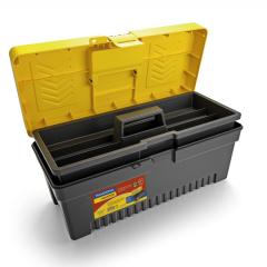 CAIXA PARA FERRAMENTAS PLAST 17 C/ BANDEJ ORGANIZ  REF 43804 017