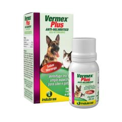 VERMEX PLUS VERMIFUGO P/CAES E GATOS 20ML LOT005/26