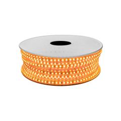 FITA LED EMBORRACHADA 15W 240 LED/M 127V 50M 3000K LUZ AMARELA